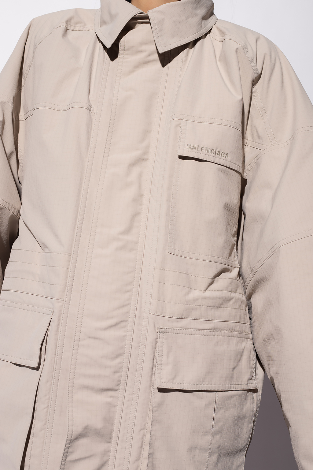 Oversize jacket malo Balenciaga - bottega veneta twill jacket malo